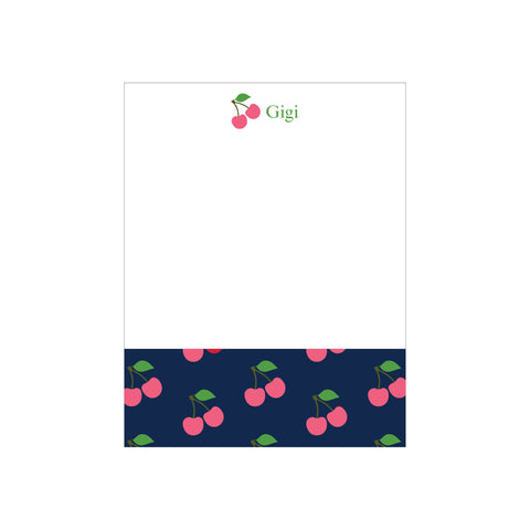 Cherry-O Small Notepad - Pink