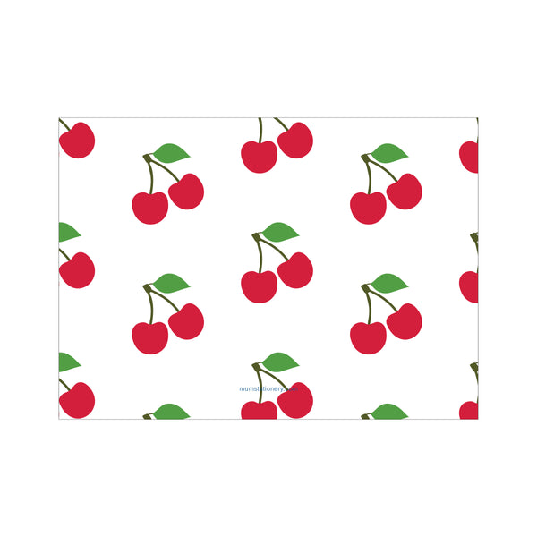 Cherry-O Large Card - White