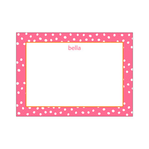 Ditsy Large Card - Pink