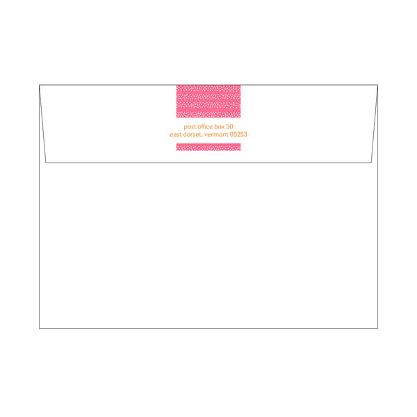 Ditsy Large Card - Pink