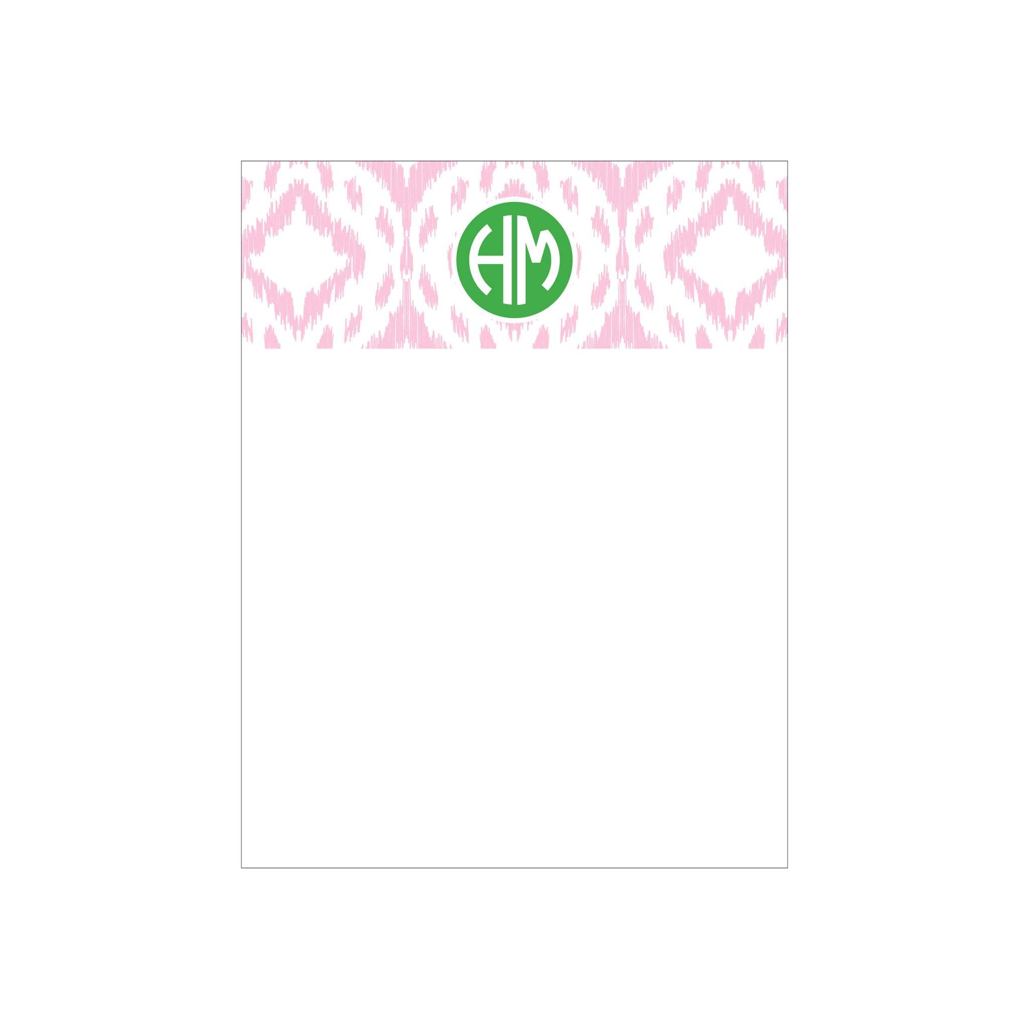 Ikat Small Notepad - Blossom