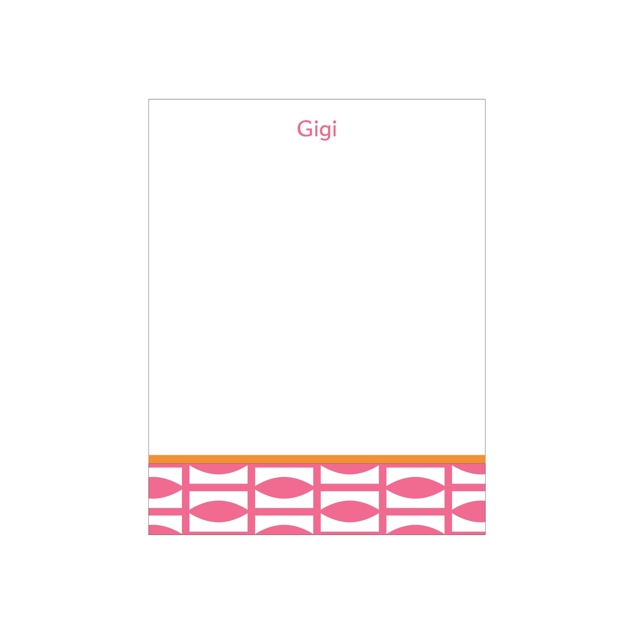 Paddle Small Notepad - Pink