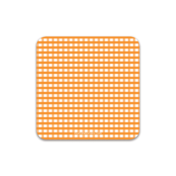 Block Coasters - Orange