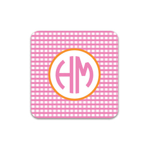 Circle 2 Coasters - Pink