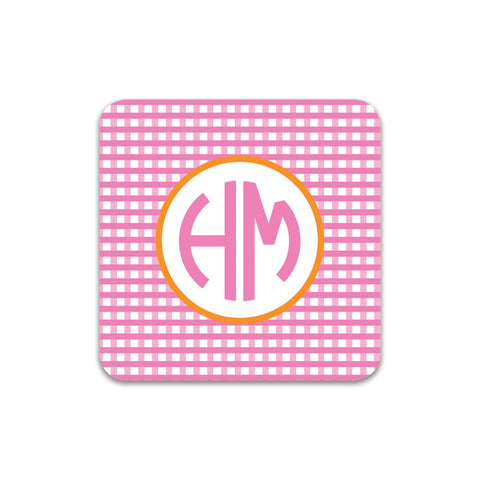 Circle 2 Coasters - Pink