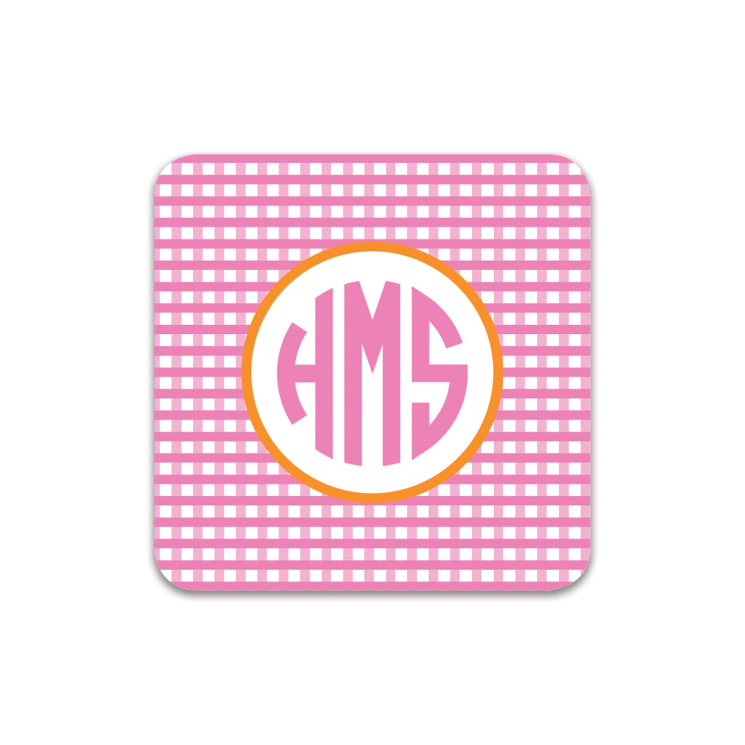 Circle 3 Coasters - Pink