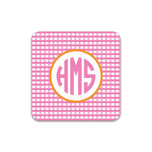 Circle 3 Coasters - Pink