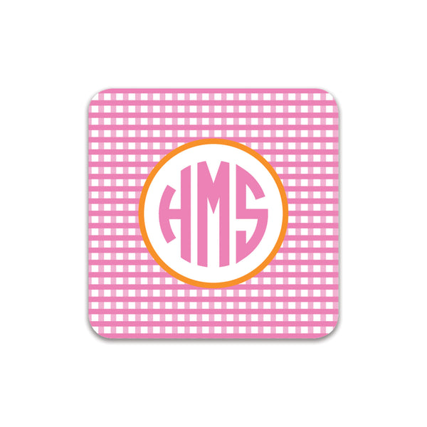 Circle 3 Coasters - Pink