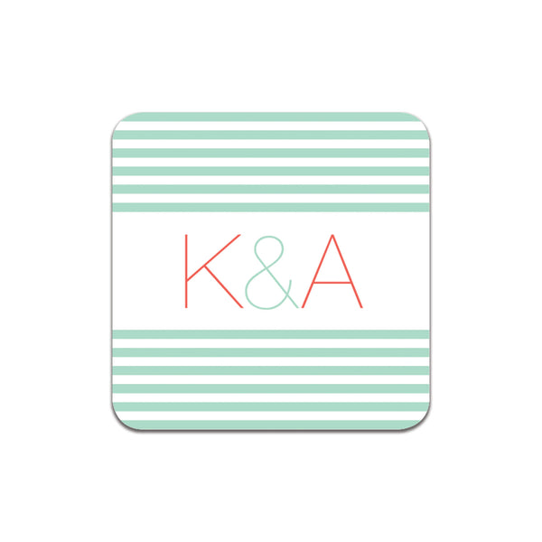 Mod Couple Coasters - Red