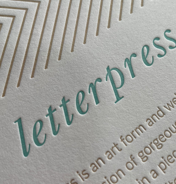 Letterpress Card