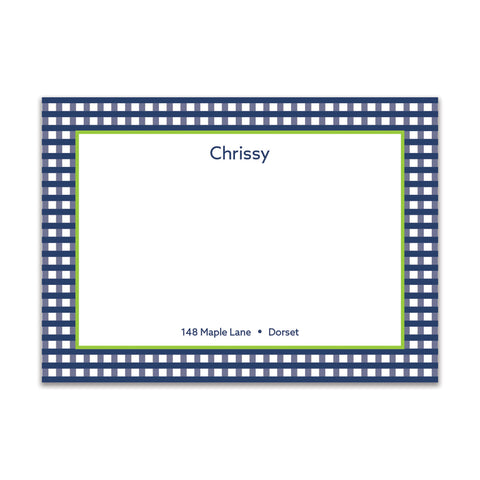 Check Please Large Card - Navy
