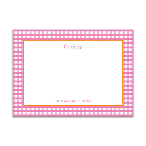 Check Please Large Card - Pink