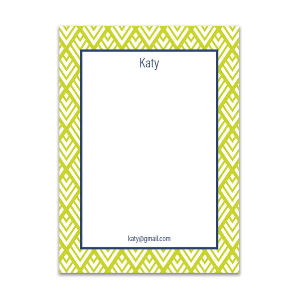 Diamonds Large Card - Lime