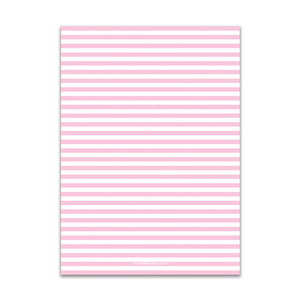 Initial Serif Large Card - Pink