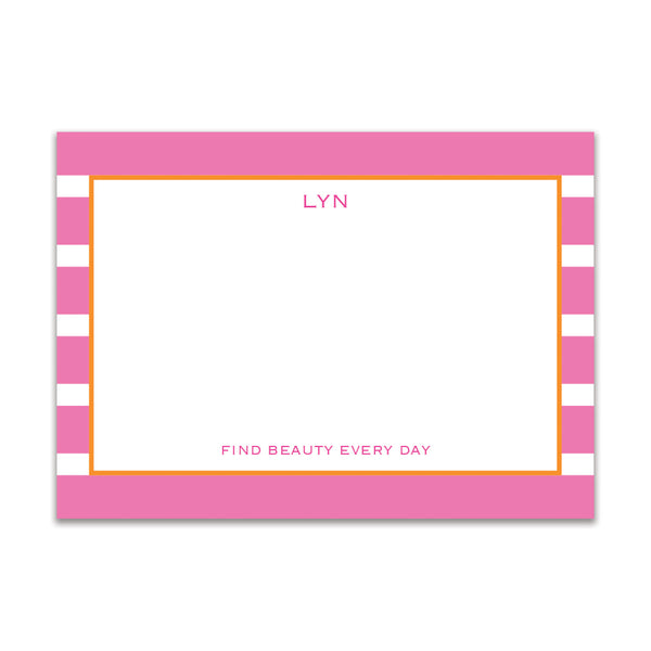 Rugby Large Card - Pink