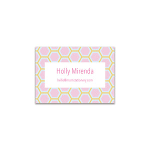 Honeycomb Mini Card - Honey