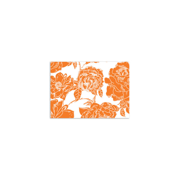 Flora Mini Card - Orange