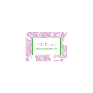 Flora Mini Card - Pink