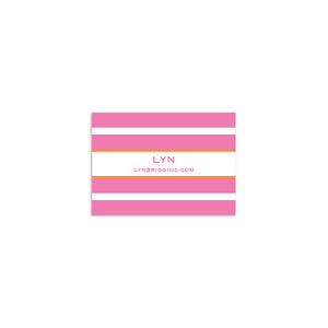 Rugby Mini Card - Pink