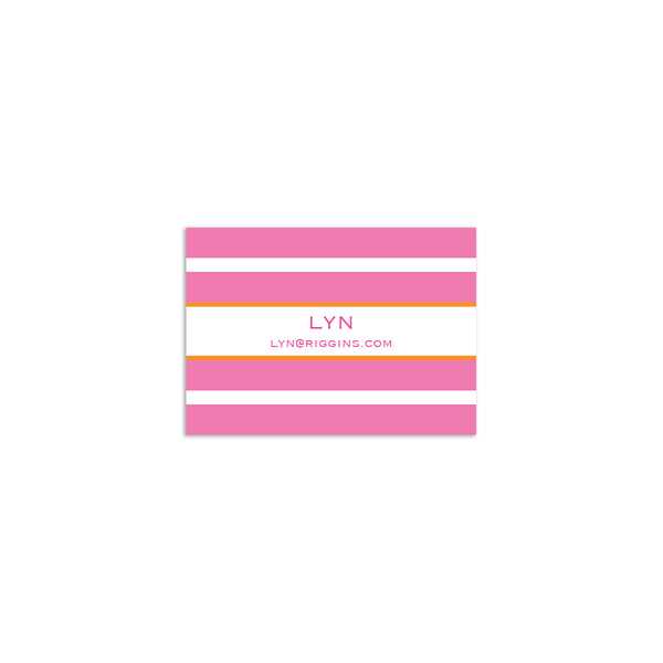 Rugby Mini Card - Pink