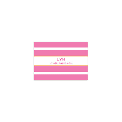 Rugby Mini Card - Pink