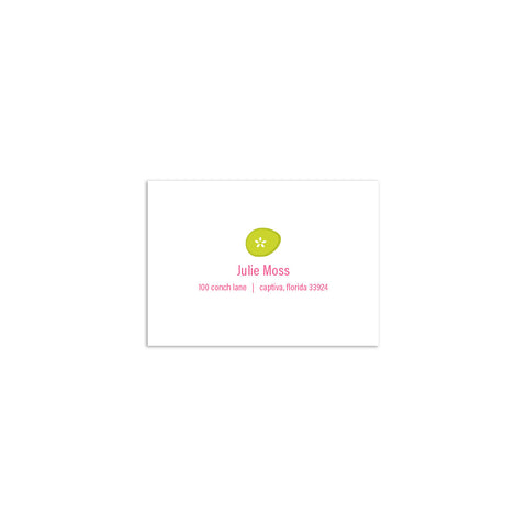 Limes Mini Card - Pink