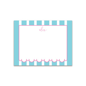 Awning Small Card - Aqua