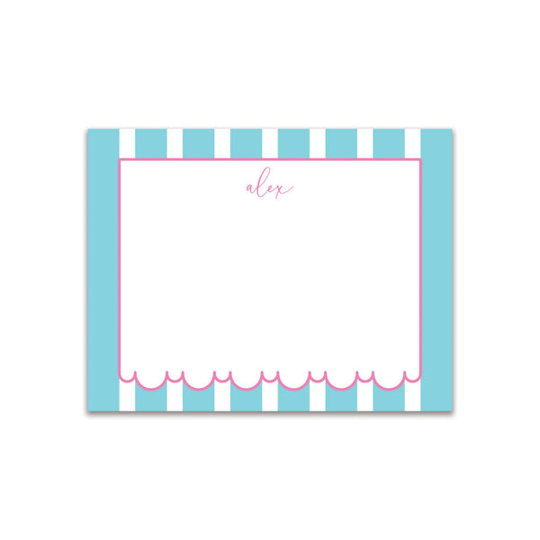 Awning Small Card - Aqua