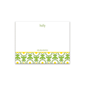 Daisy Chain Small Card - White