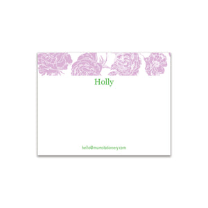 Flora Small Card - Pink