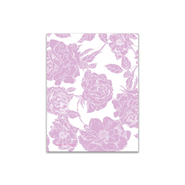 Flora Small Card - Pink