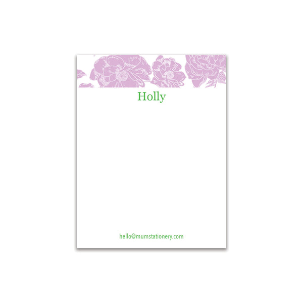 Flora Small Card - Pink