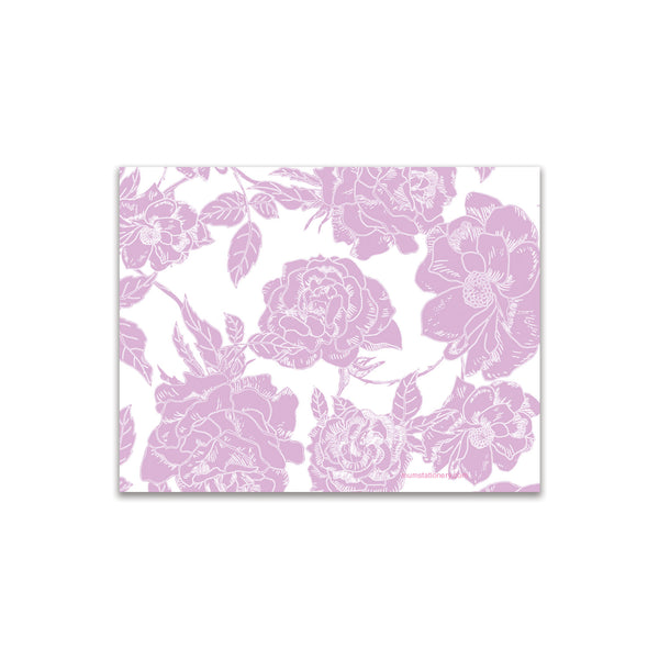 Flora Small Card - Pink