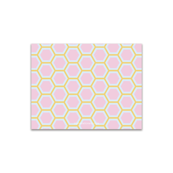 Honeycomb Small Card - Honey