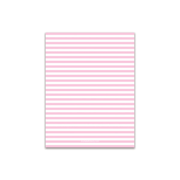 Initial Serif Small Card - Pink