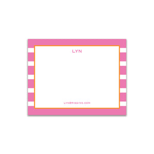 Rugby Small Card - Pink