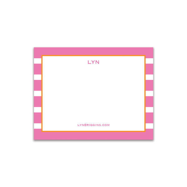 Rugby Small Card - Pink