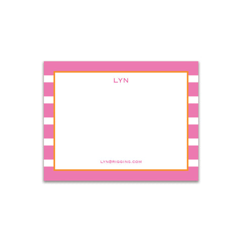 Rugby Small Card - Pink