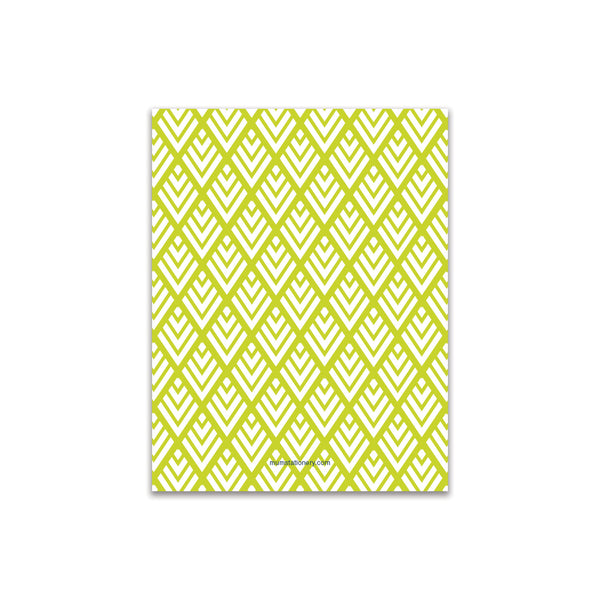 Diamonds Small Card - Lime