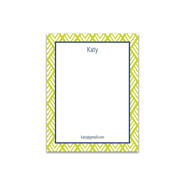 Diamonds Small Card - Lime