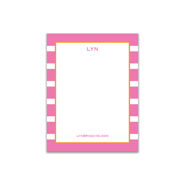 Rugby Small Card - Pink