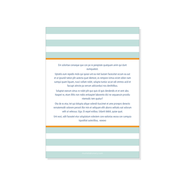 Aqua Stripe