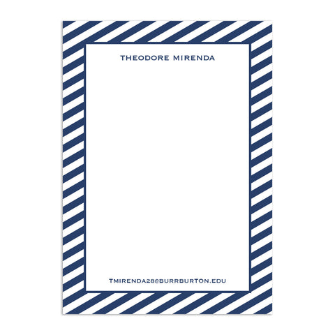 Classic Large Notepad - Navy