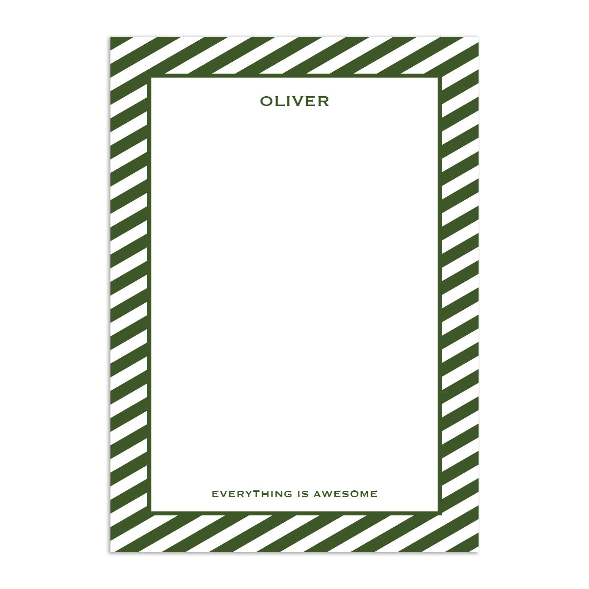 Classic Large Notepad - Forest