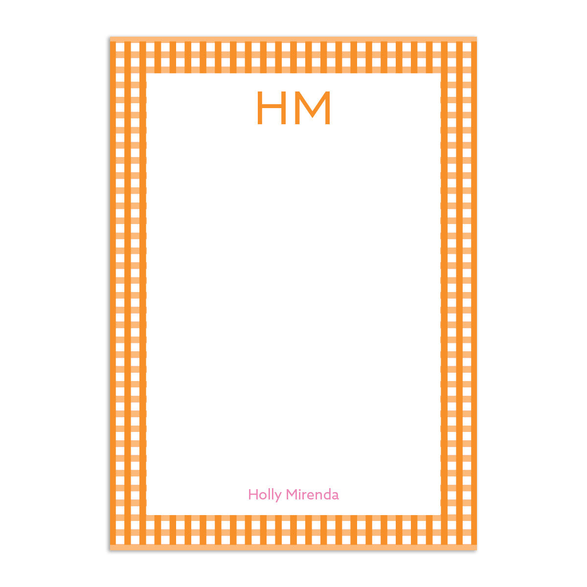 Block 2 Large Notepad - Orange