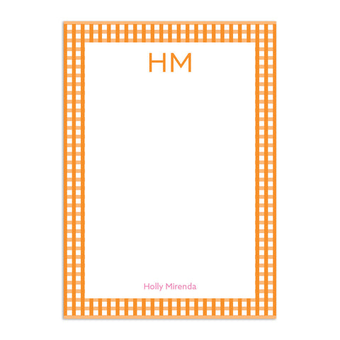 Block 2 Large Notepad - Orange