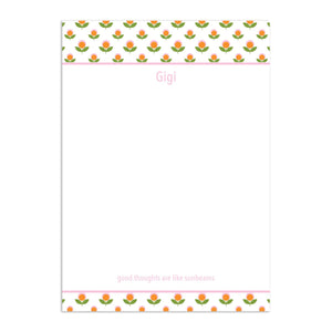 Poppy Large Notepad - Pink