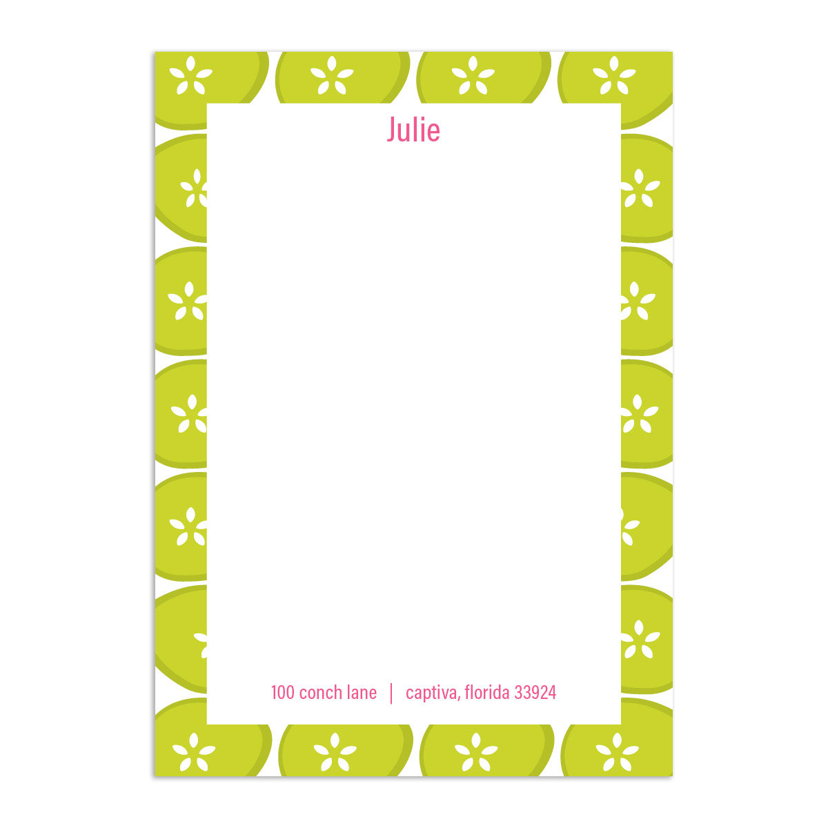 Limes Large Notepad - Pink