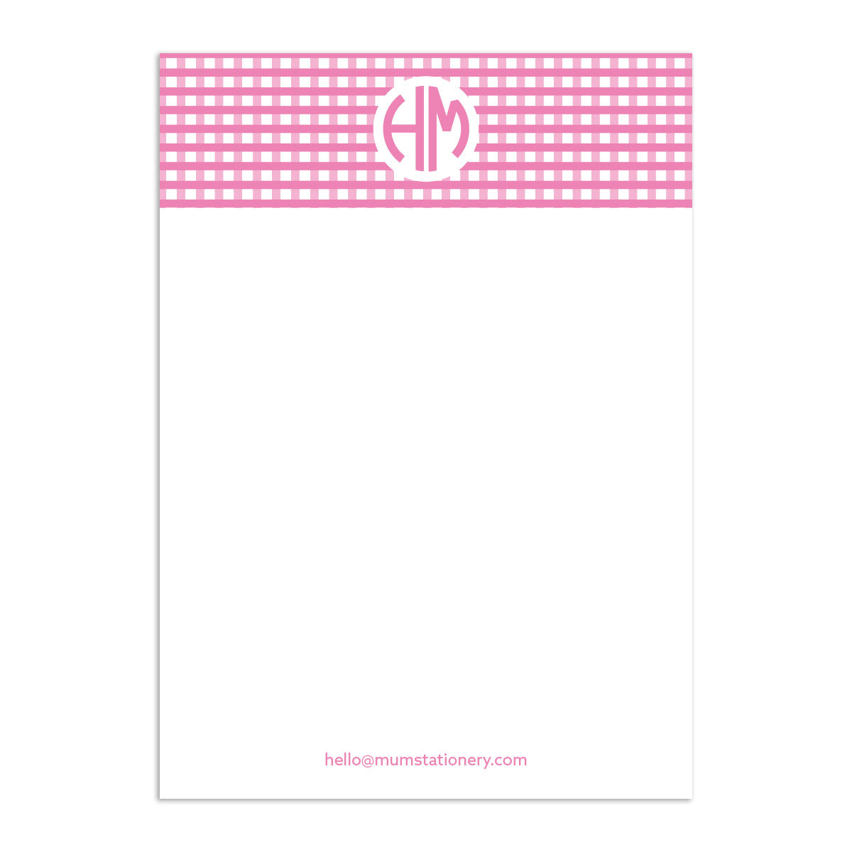 Circle 2 Large Notepad - Pink