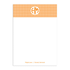 Circle 2 Large Notepad - Orange